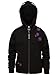 JINX Minecraft Big Boys' Enderman Zip-Up Hoodie (Black, X-Small)