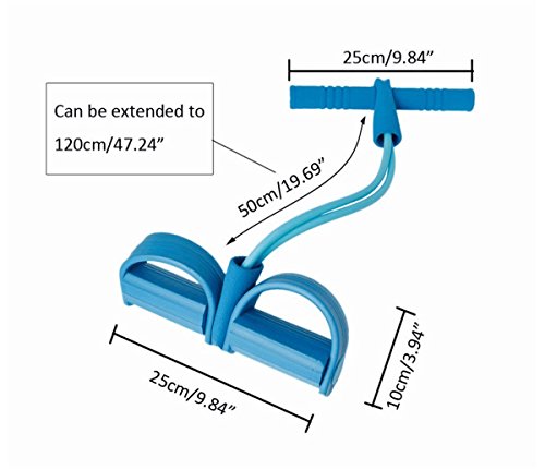 Pedal Pull aufrecht Sit-up Fitness Equipment Bauch dünne Taille Home Sports Pull Seil – Bild 4