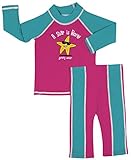 grUVywear Baby Toddler Girls Rashguard Swimsuit