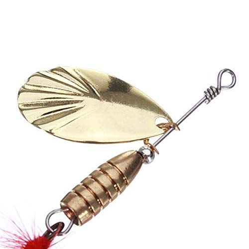 Ianqujiangxinqujianjunbaih Angelköder Paillette Löffel-Fischen-Köder-Spinner-Köder Bass Köder Pailletten – Bild 3