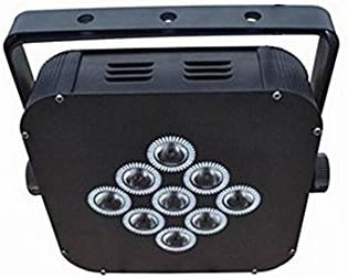 9Pcs Led*3W RGB LED Wireless DMX 512 Battery Par Can DJ Led Battery Light Par Can Light
