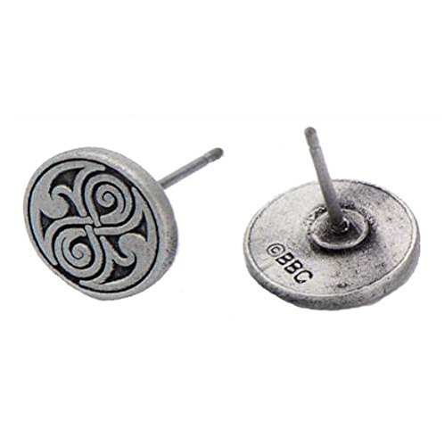 Body Vibe DWHOSORER01 Doctor Who Seal of Rassilon Casted Stud Earrings