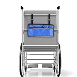 QOSOD Wheelchair Bag Side Pouch Basket Storage