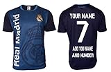 Real Madrid Soccer Jersey Adult Men's Training Custom Name and Number