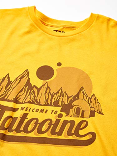 Star-Wars-Mens-Classic-Welcome-to-Tatooine-Skywalker-Mos-Eisley-T-Shirt