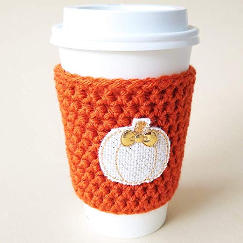 Pumpkin Spice Reusable To Go Cup Sleeve - Thumbnail 3
