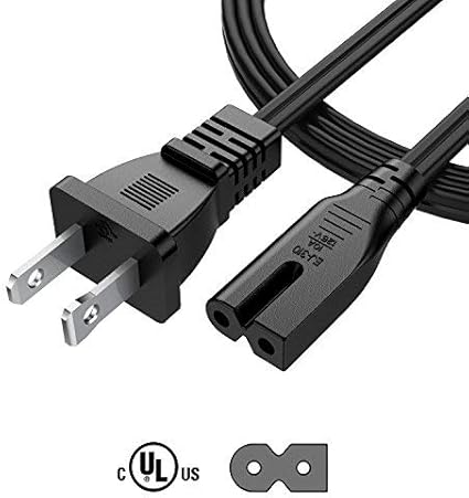 Amazon Com Garyway 6ft 2 Slot Polarized 18awg Ac Wall Power Cord