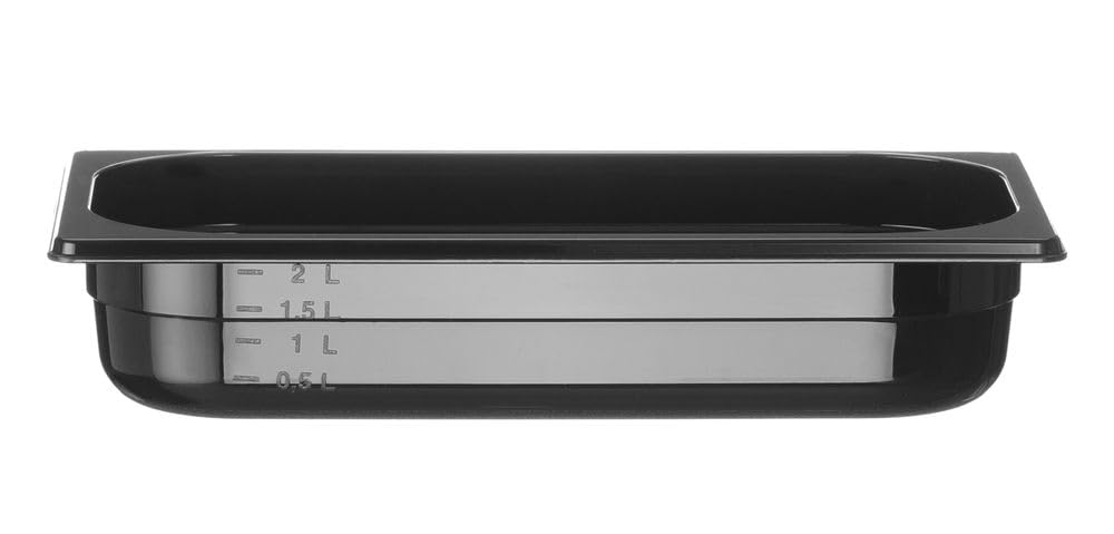 HENDI Gastronorm container 1/3, PC black, 325x176x(H)65 mm, 2.5 L