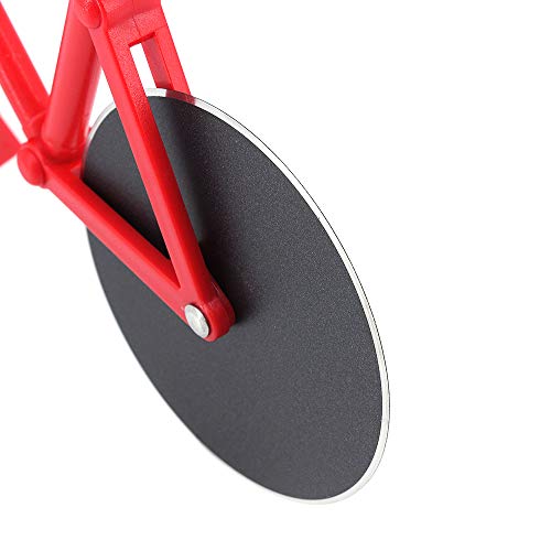 ShawFly Fiets Pizza Cutter RVS Roller Pizza Cutter, met Scherp Blade, Creatieve Keuken Gereedschap (rood) - Afbeelding 8