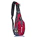 LC Prime Sling Bag Backpack Chest Shoulder Compact Fanny Sack Satchel Outdoor Bike nylon fabric red