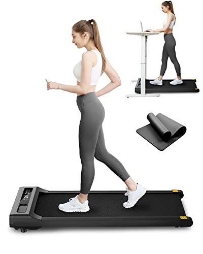 NOTIUS Walking Pad Treadmill Under Desk-Under Desk Treadmill for Office Home,2 in 1 Desk Treadmill Space Saving with Treadmill Mat,Remote Control,LED Display.