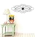 Bellaa 23226 Scrolled Metal Wall Art Medallion Plaque Oblong Living Room Home Decoration