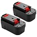Upgraded to 3600mAh 18V HPB18 Replacement Battery for Black and Decker 18 Volt Battery HPB18-OPE 244760-00 A1718 FSB18 Firestorm 2-Pack primary