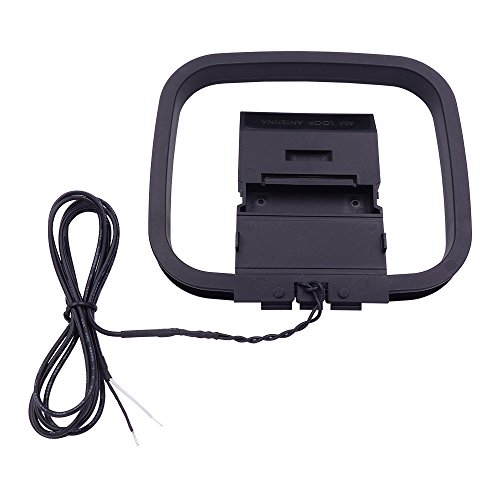 Fancasee AM Loop Antenna 2 Pin Bare Wire Connector AM Antenna Cable Wire for Table Top Home Stereo Receiver Radio Receiver Indoor