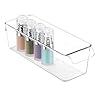 iDesign-58930-Plastic-Kitchen-Organiser-Small-Fridge-Storage-Bin-Made-of-Durable-Plastic-Practical-Cupboard-Storage-Box-for-Condiments-and-Food-Storage-Clear iDesign 58930 Plastic Kitchen Organiser, Small Fridge Storage Bin Made of Durable Plastic, Practical Cupboard Storage…