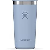 HYDRO FLASK - All Around Tumbler 355 ml (12 oz) with Closable Spill Proof Press-In Lid - Stainless Steel Double Wall Vacuum Insulated - Surf