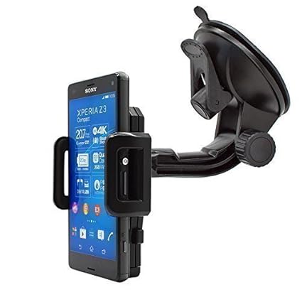 mobilefox® 360° KFZ Halter Auto Halterung für Handy Sony Xperia Z3 compact (D5803)