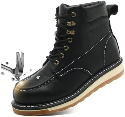 Amazon.com | Cactus Men's 9219S Light Brown Leather Work Boots