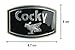 Senmi Cocky Pewter Die Cast Black Belt Buckles-with Senmi Box Gift Wrapped