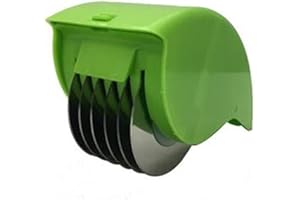 Herb Rolling Roll rollers Mincer Herbal Manual hand Scallion cut Cutter Slicers 6 Stainless Steel Blade Kitchen vegetable cho
