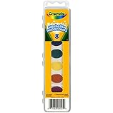 Crayola Watercolor Paints Washable 8 Primary Colors ( Pack of 6 )