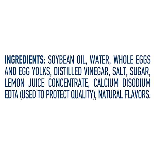 HELLMANN’S REAL MAYONNAISE PACK OF 15 TUB FOR FOODSERVICE MADE WITH QUALITY INGREDIENTS 30 OZ