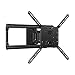 Sanus Full-Motion TV Wall Mount for 37" to 80" TVs Extends 18" & Fits Studs Up to 24" - Bracket fits Most LED, LCD, OLED, and Plasma Flat Screen TVs w/VESA Patterns up to 600 x 400 - OLF18-B1 primary