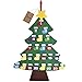 Outgeek Felt Christmas Tree, Countdown Advent Calendar Tree DIY Christmas Tree Advent Calender with 24 PCS Ornaments for Kids New Year Door Wall Hanging Xmas Decoration
