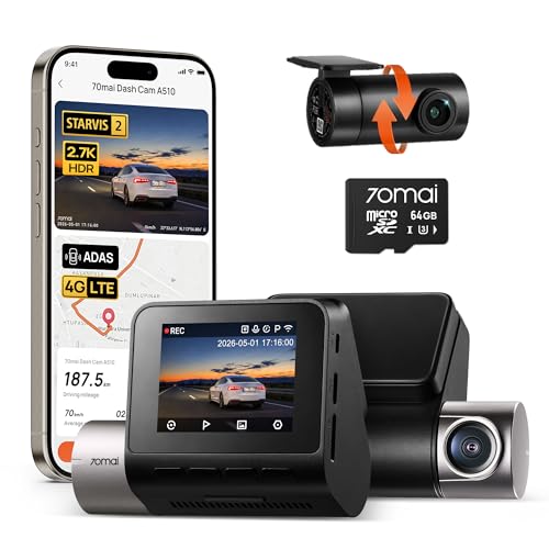 70mai A510 Dash Cam with STARVIS 2 IMX675