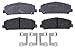 ACDelco Silver 14D1286CH (19287916) Ceramic Front Disc Brake Pad Set with Hardware