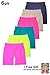BASICO 6, 12pk Girls Dance Bike Shorts Under Dress Dance Bike Shorts for Playground Sports or Under Skirts