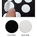 tBesme Black Adhesive Felt Circles; Adhesive Black Felt Circles for DIY and Sewing Handcraft, 1 Inch, Pack of 100