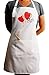 Mr. and Mrs. Aprons Est. 2016 With Heart Wedding Gift For Couples His and Hers Bridal Shower Engagement Anniversary