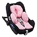 JYOKO Kids Reducer Cushion Infant Head & Baby Body Support Antiallergic 100% Cotton (Head, Body and Back Support, Pink Sparkles) 3 Parts