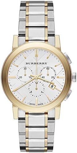 burberry gold chronograph watch