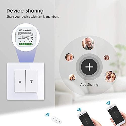 WiFi Vorhnge Rolllden Shutter Tuya Smart Life Wireless Home Automation DIY RF433 Vorhangschalter Modul Fernbedienung Mit Alexa Google Home Control