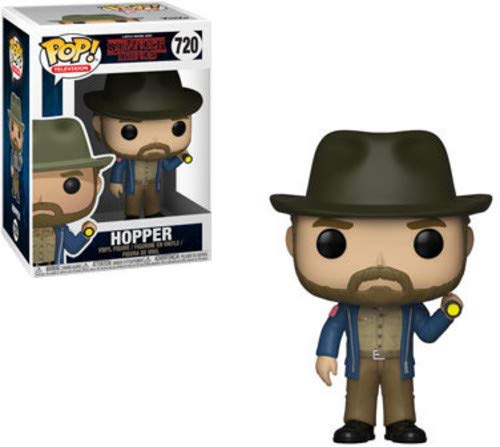 Funko 34019 Pop! Television: Stranger Things - Hopper with Flashlight, Standard, Multicolor