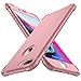 iPhone 8 Plus Case,ORETech iPhone 7 Plus Case with [2 x Tempered Glass Screen Protector] 360&deg; Full Body Ultra-Thin Hard PC + Silicone Case for iPhone 7 Plus/iPhone 8 Plus Case 5.5inch -Rosegold
