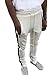 SENSERISE Mens Stretch Hip Hop Ankle Zipper Jogger Pants Side Stripe Track Pants