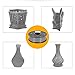 Dikale PLA 3D Printer Filament - 1KG(335m/1099ft) 1.75mm, Dimensional Accuracy +/- 0.02 mm, 1KG Spool 1.75 mm, Light Gray(Suitable for Ender 3 3D Printer etc) …