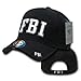 Rapiddominance FBI Deluxe Law Enforcement Cap, Black