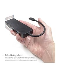 USB Hub, Puertos USB 3.0 Type C a 5 X + 2 x Type C Puertos con Adaptador AC   omnigates