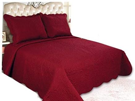 Amazon Com All For You 3pc Reversible Quilt Set Bedspread And