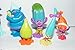 Dreamworks Trolls Movie Deluxe Figure Toy Set of 14 with 12 Figures, Ring, Troll Bracelet Featuring DJ Suki, Princess Poppy, Branch and Many More!