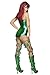 Adult Alluring Ivy Costume| Women's Green Villainess Vine Vixen Eco-Goddess Romper with Headband Small