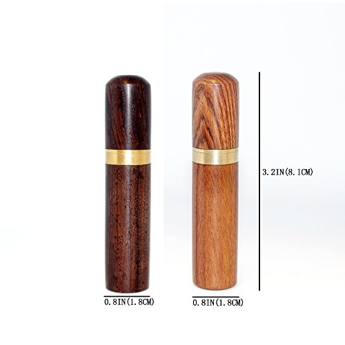 Vecent Portable Wood Toothpick Holder Mini Toothpick box Pocket