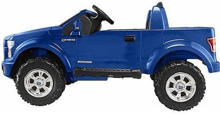 blue power wheels truck
