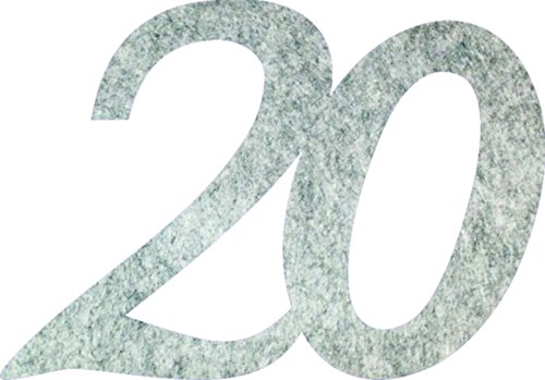 Petra's Craft News A GEF3320 87 Confetti – Fliz, Grey Melange, 18 x 12 x 3 cm