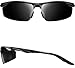 ATTCL Men's Sports Polarized Sunglasses Driver Golf Fishing Al-Mg Metal Frame 2206 Black
