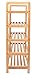 BirdRock Home Free Standing Bamboo Shoe Rack | 5 Tier | Wood | Closets and Entryway | Organizer | Fits 15 Pairs of Shoes